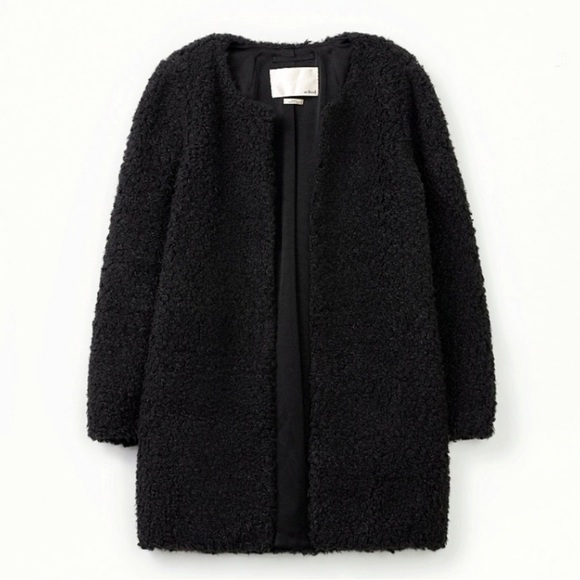 Aritzia Wilfred Laboratoire Shearling Faux Fur Teddy Coat - Picture 1 of 4